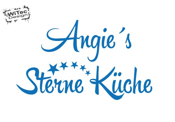 Sterneküche Wunsch Name Aufkleber für Thermomix TM5