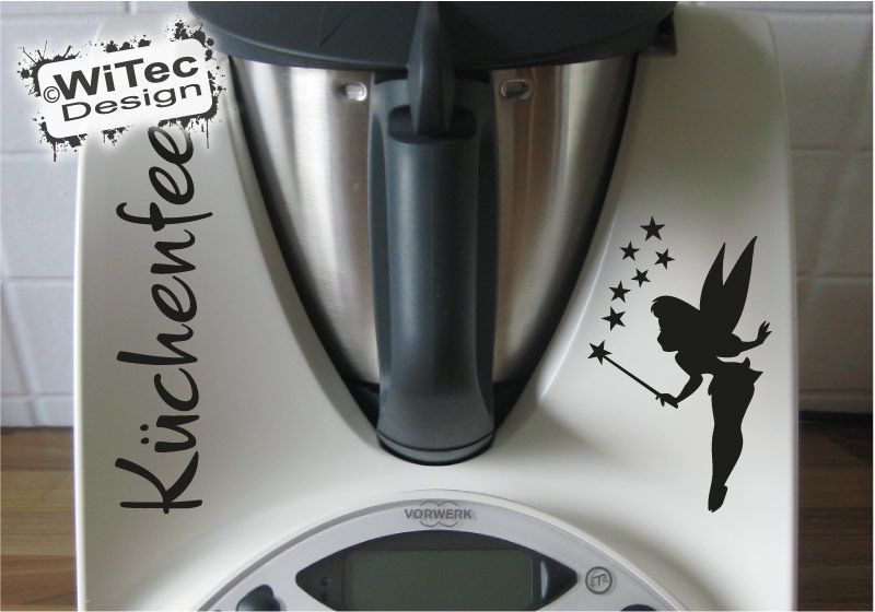 Thermomix Aufkleber Küchenfee Elfe Fee Sterne für Thermomix TM31 Thermomix Aufkleber Küchenfee Elfe Fee Sterne für Thermomix TM31