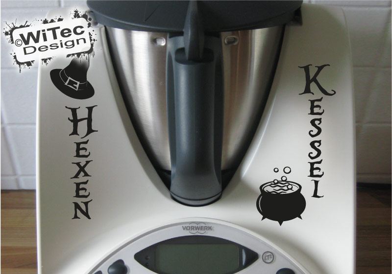 Thermomix Aufkleber Hexen Kessel Dekoaufkleber für Thermomix TM31 Thermomix Aufkleber Hexen Kessel Dekoaufkleber für Thermomix TM31