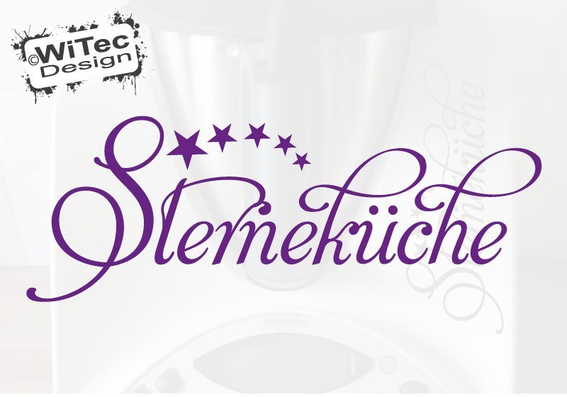Thermomix Aufkleber Sterneküche für Thermomix TM31 TM 31