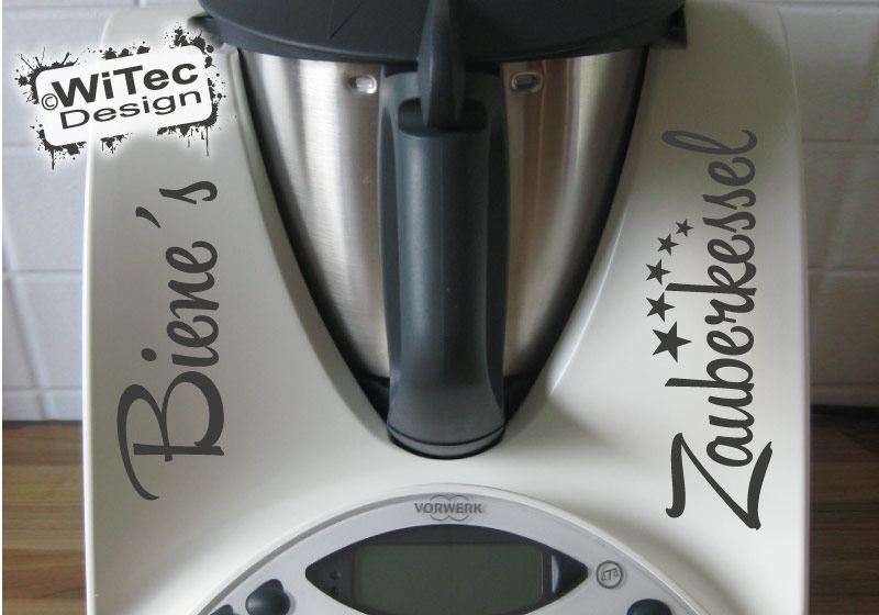 Thermomix Aufkleber Zauberkessel Wunschname Dekoaufkleber für Thermomix TM31 TM 31 Thermomix Aufkleber Zauberkessel Wunschname Dekoaufkleber für Thermomix TM31 TM 31
