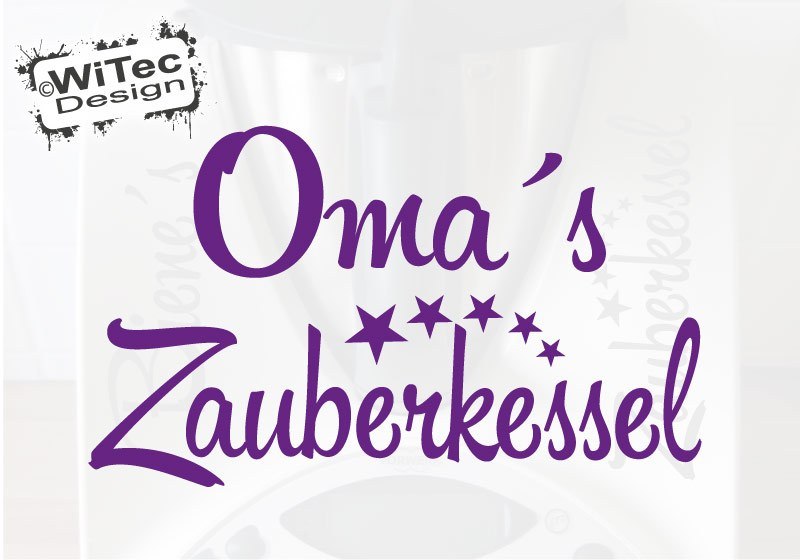 Thermomix Aufkleber Zauberkessel Wunschname Dekoaufkleber für Thermomix TM31 TM 31 Thermomix Aufkleber Zauberkessel Wunschname Dekoaufkleber für Thermomix TM31 TM 31