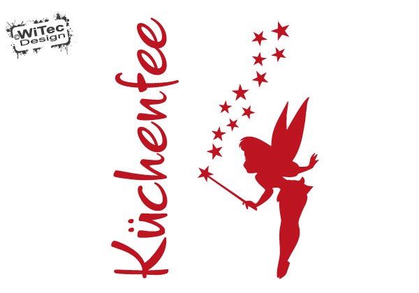 Küchenfee Elfe Fee Sterne Aufkleber für Thermomix TM5 Küchenfee Elfe Fee Sterne Aufkleber für Thermomix TM5