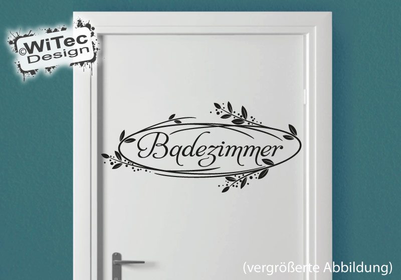 Türaufkleber Wandtattoo Badezimmer Ranke Aufkleber WC Türaufkleber Wandtattoo Badezimmer Ranke Aufkleber WC