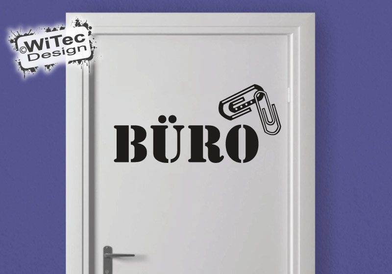 Türaufkleber Büro Gewerbe Büroklammern Türtattoo Büro Türaufkleber Gewerbe Büroklammern Türtattoo