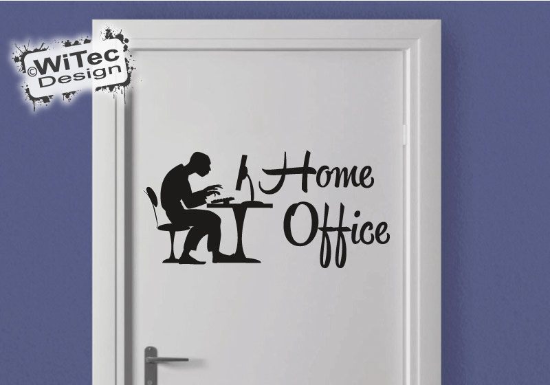 Türaufkleber Büro Gewerbe Home Office Türtattoo