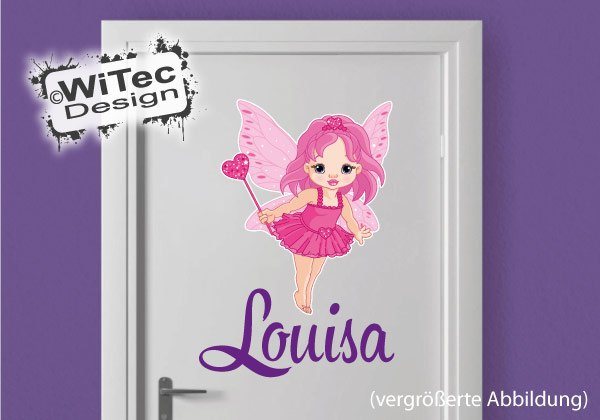 Türaufkleber Elfe Fee Schmetterling Tür Aufkleber Wandtattoo Elfe Fee Schmetterling Türaufkleber Kinderzimmer