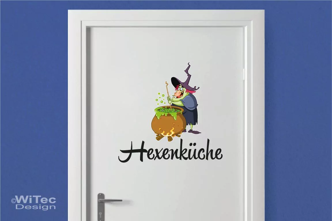 Türaufkleber Hexenküche Türtattoo Küche Türaufkleber Hexenküche Türtattoo Küche