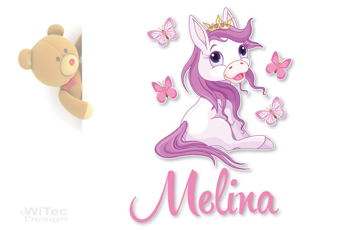 Türaufkleber Panda Wunschname Kinderzimmer Türtattoo