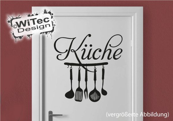 Türaufkleber Küche Tür Aufkleber Küchentür Wandtattoo