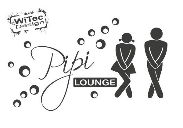Tür Aufkleber Pipi Lounge Sticker Badezimmer Türaufkleber Pipi Lounge Badezimmer