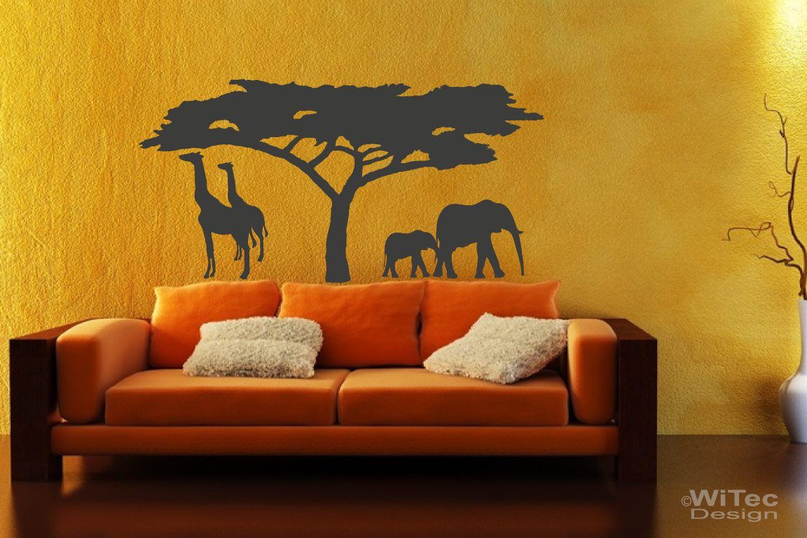Wandtattoo Afrika Wandaufkleber 