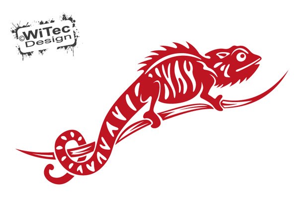 Chamäleon Leguan Reptil Wandaufkleber Wandtattoo Wandtattoo Chamäleon Leguan Reptil Wandaufkleber