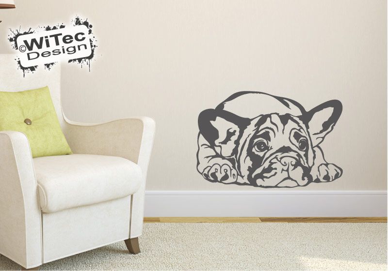 Wandtattoo Französische Bulldogge Wandaufkleber