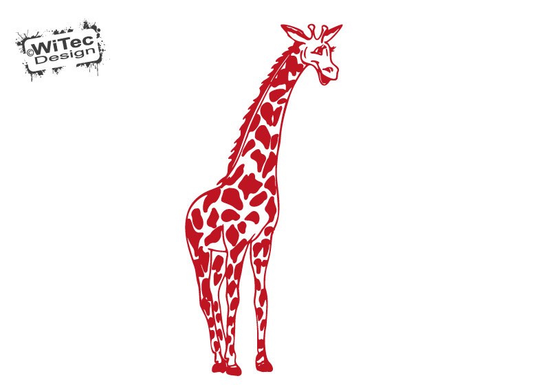 Wandtattoo Giraffe Kinderzimmer