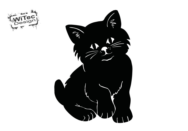 Wandtattoo Katze Wandaufkleber Kätzchen Wandtattoo Katze Wandaufkleber Kätzchen
