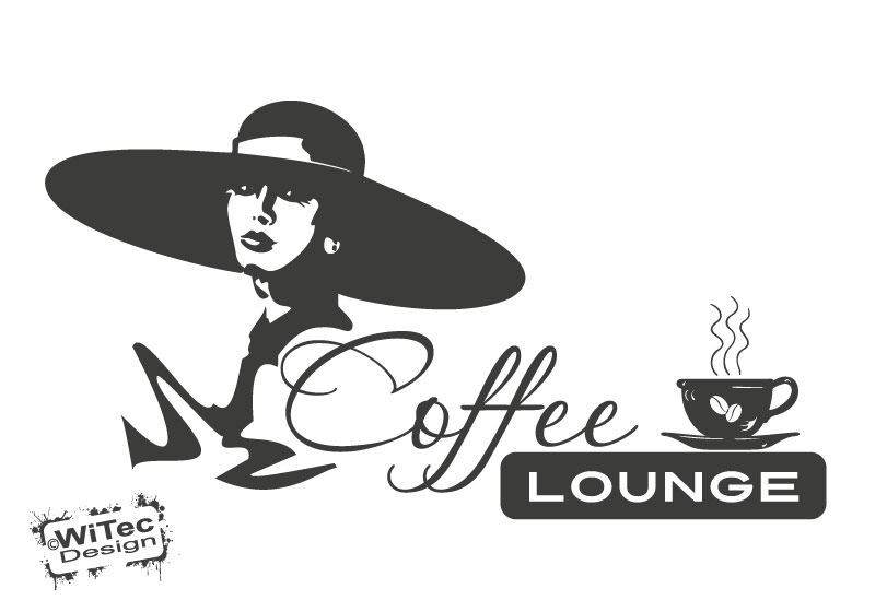 Wandtattoo Coffee Lounge Kaffee Küche Bistro