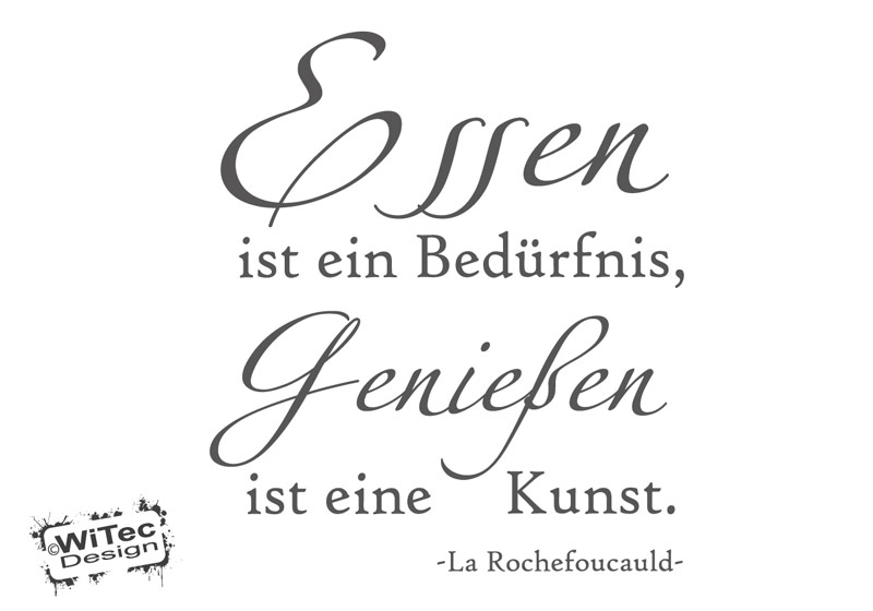 Wandtattoo Essen Wandaufkleber Bistro Küche