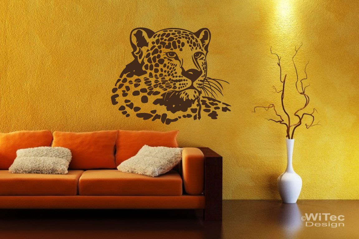 Wandtattoo Leopard Wandaufkleber Afrika