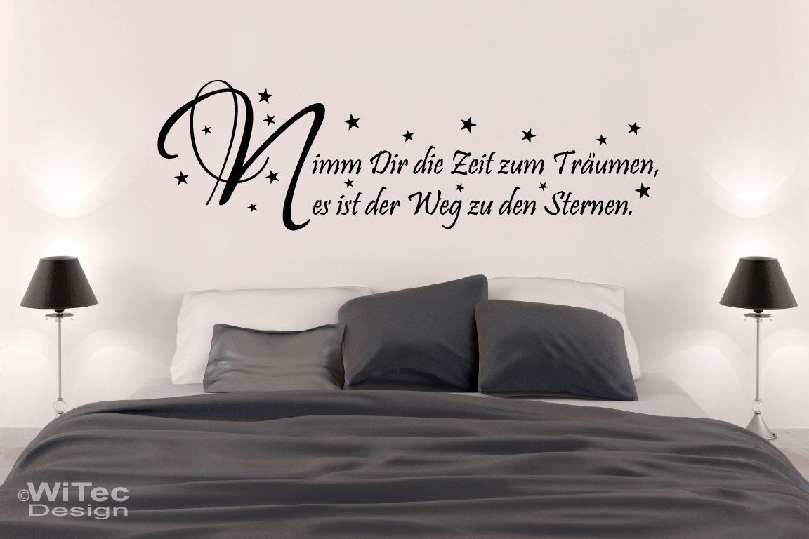 Wandaufkleber Zeit zum Träumen... Sterne Wandtattoo Wandtattoo Zeit zum Träumen... Sterne Wandaufkleber