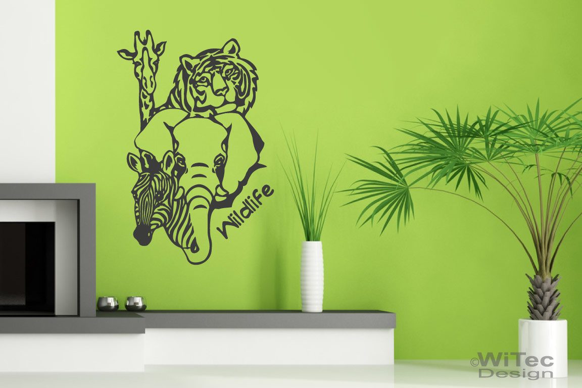 Wandtattoo Afrika Wildlife Wandaufkleber 