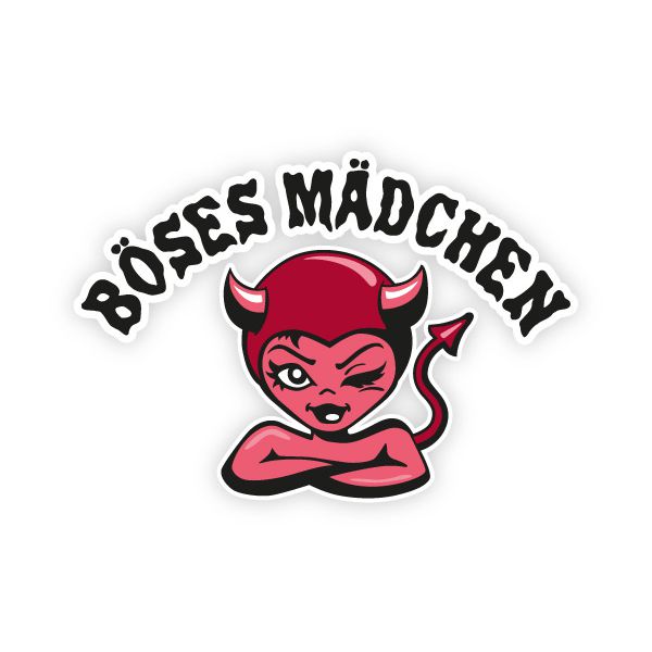 Böses mädchen aus nerd