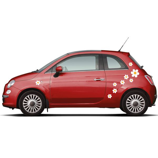 BLUMEN Aufkleber Blumenaufkleber SET 1