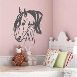 Wandaufkleber PFERDE Wandtattoo Fohlen Pferd Wandaufkleber PFERDE Wandtattoo Fohlen Pferd