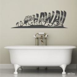 Wandaufkleber HAWAII Wandtattoo Sticker Aufkleber Wandaufkleber HAWAII Wandtattoo Sticker Aufkleber
