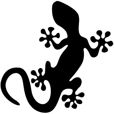 Gecko Aufkleber