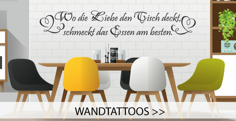 Wandtattoos in großer Auswahl  bei abc-aufkleber.de kaufen!