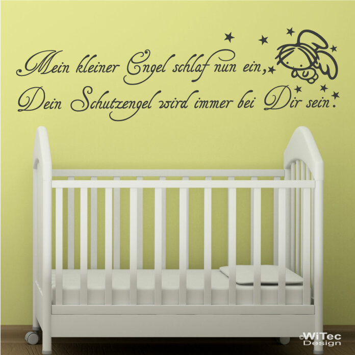 Wandtattoo Mein kleiner Engel Wandaufkleber Schutzengel