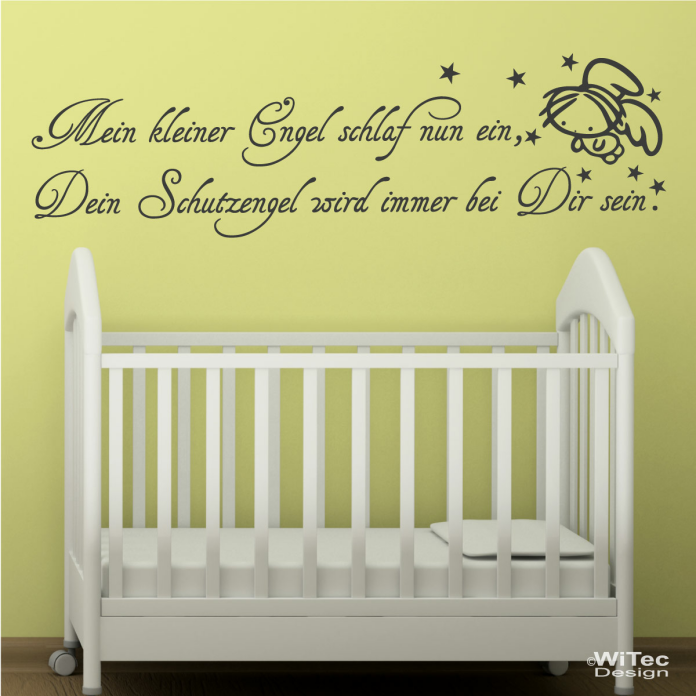 Wandtattoo Mein kleiner Engel Wandaufkleber Schutzengel