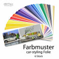 FA003 Farbmuster für Autoaufkleber