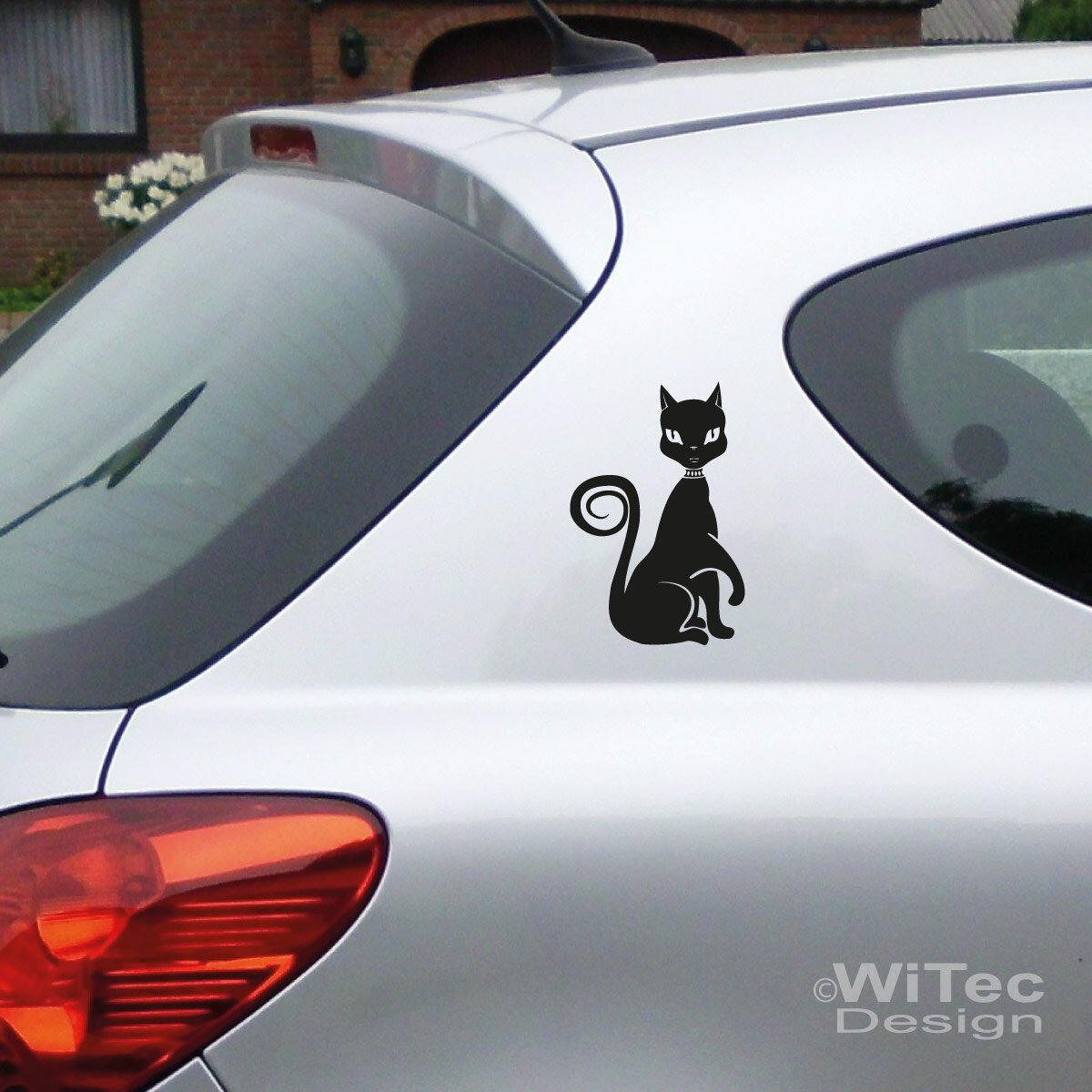 AA194 Auto Aufkleber Katzen Katze Sticker 2er Set