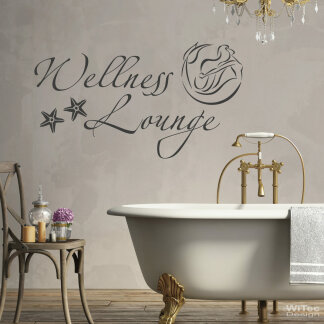 Wandaufkleber Wellness Lounge Wandtattoo Bad