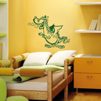 Wandtattoo Drache Wandaufkleber Kinderzimmer