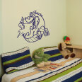 Wandaufkleber Drache Wandtattoo Kinderzimmer