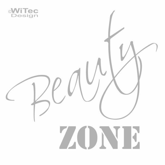 Türaufkleber BEAUTY ZONE Bad Badezimmer
