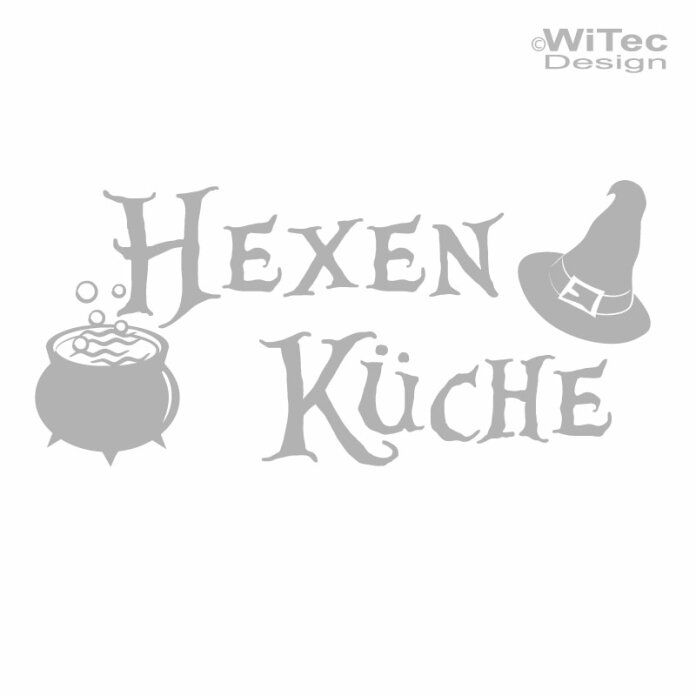 Türaufkleber HEXEN KÜCHE Hexenküche Wandtattoo