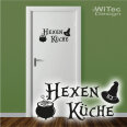 Türaufkleber HEXEN KÜCHE  Hexenküche Wandtattoo