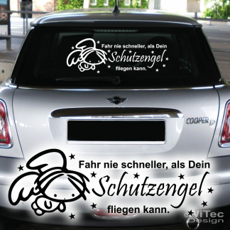 Originelle Heckscheibenaufkleber für Ihr Auto mit coolen Sprüchen zum