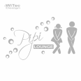 Tür Aufkleber Pipi Lounge Sticker Badezimmer