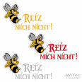 AA244 Auto Aufkleber Reiz mich nicht! Böse Hornisse Biene Sticker