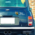 AA244 Auto Aufkleber Reiz mich nicht! Böse Hornisse Biene Sticker