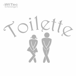 Türaufkleber Toilette Tür Aufkleber Badezimmer WC