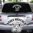 AA246 Autoaufkleber Böses Mädchen Teufel Auto Aufkleber