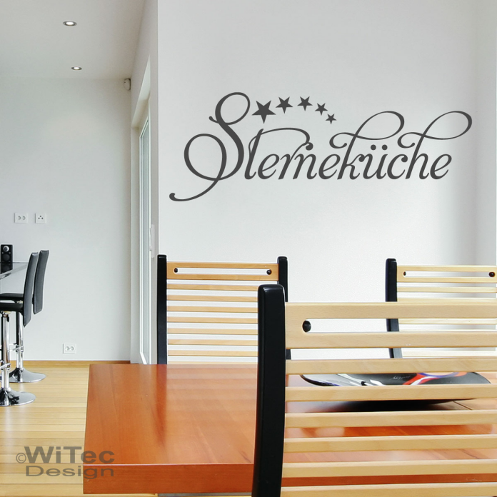 Wandtattoo Sterneküche Küche Essen Sterne Aufkleber