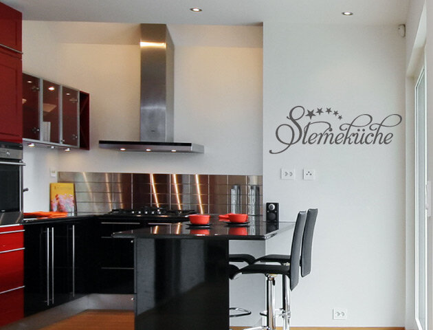 Wandtattoo Sterneküche Küche Essen Sterne Aufkleber