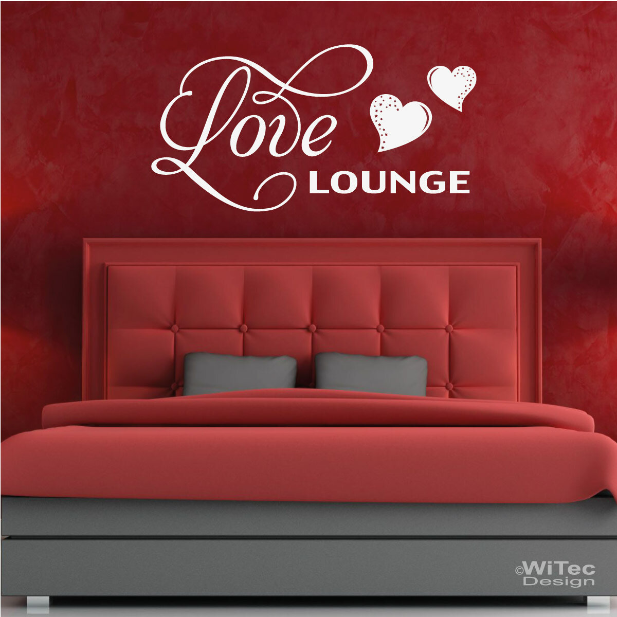 Love Wandtattoo Wandaufkleber Lounge Aufkleber Liebe